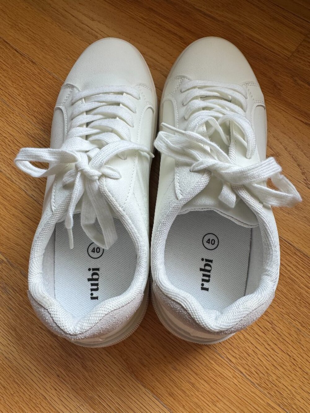 *NEW* Rubi "Prime" Low-Top White Sneakers by cotton on, size 40 us women 8.5